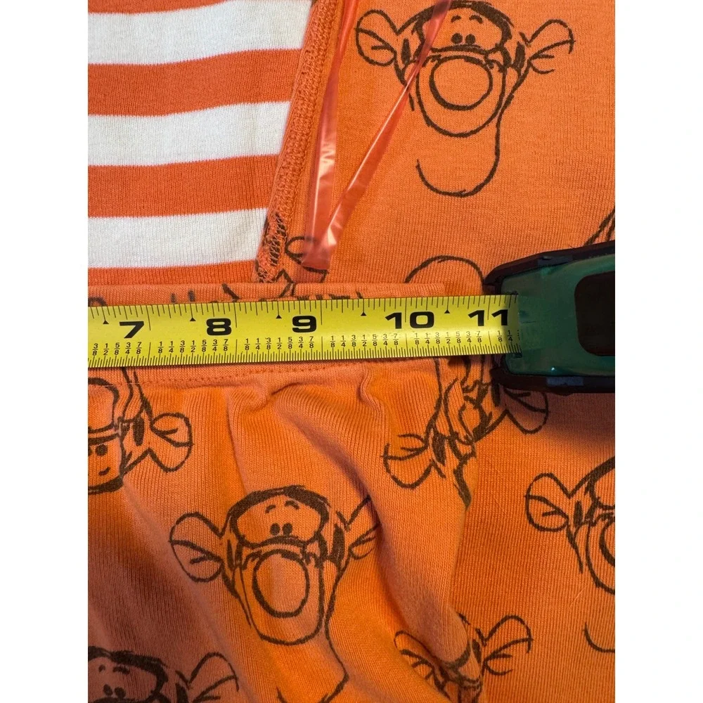 Hanna Andersson Disney Tigger Organic Cotton Pajama Set Orange White Kids Size 8